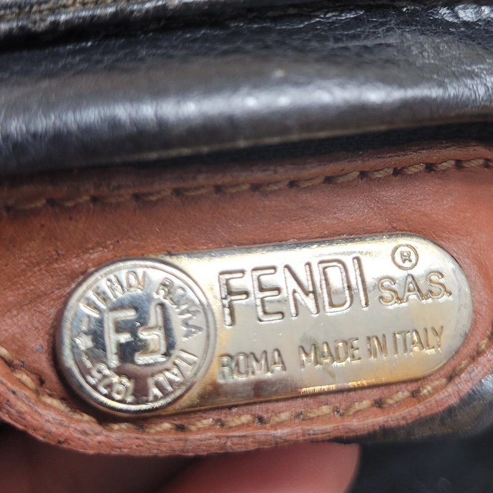 Extremely Rare FENDI FF Monogram~  Way With the original Crossbody Strap - Picture 3 of 15